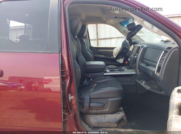 1C6RR7HT6GS313032 2016 RAM 1500 Red Вид салону спереду