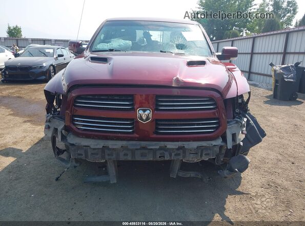 1C6RR7HT6GS313032 2016 RAM 1500 Red Вид спереду