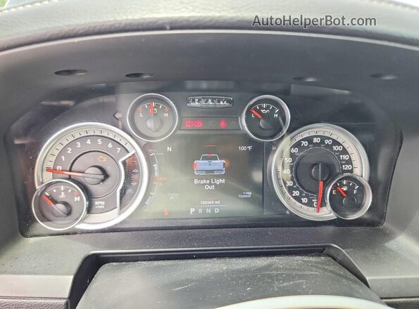 1C6RR7HTXGS288376 2016 RAM 1500 Black Սարքավորումների վահանակի տեսք