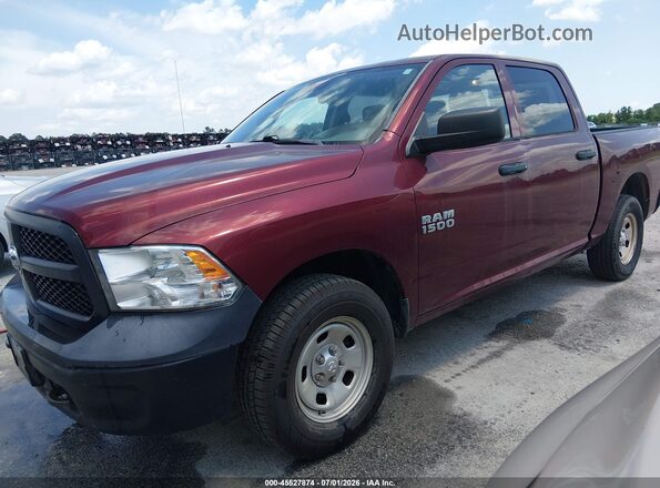1C6RR7KG0GS339895 2016 RAM 1500 Бордовый Передняя левая четверть