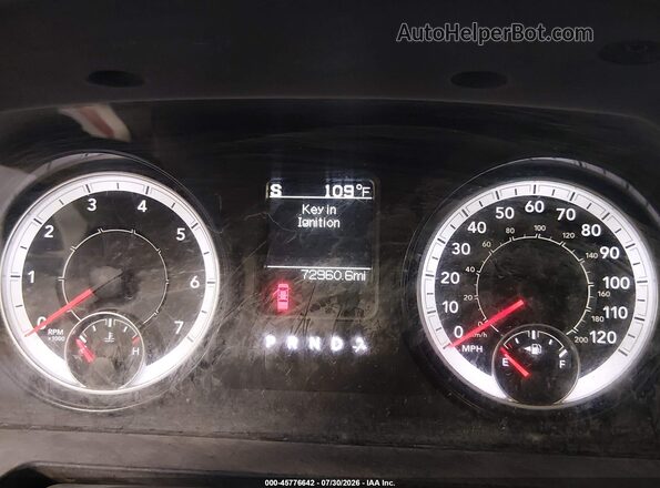 1C6RR7KG0JS133483 2018 RAM 1500 White Հետևի նստատեղերի տեսք