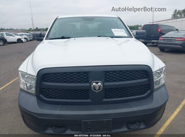 1C6RR7KG0JS297266 2018 RAM 1500 White Instrument cluster view