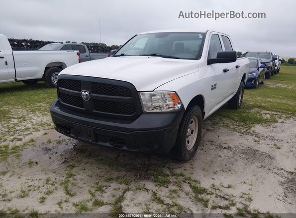 1C6RR7KG1GS339873 2016 RAM 1500 Белый Передняя левая четверть