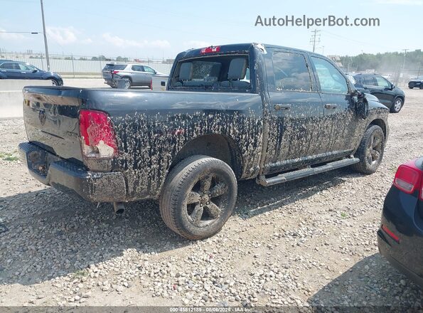 1C6RR7KG1HS681471 2017 RAM 1500 Черный Задняя правая четверть