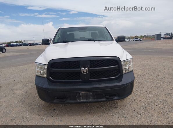 1C6RR7KG2JS315864 2018 RAM 1500 White Instrument cluster view