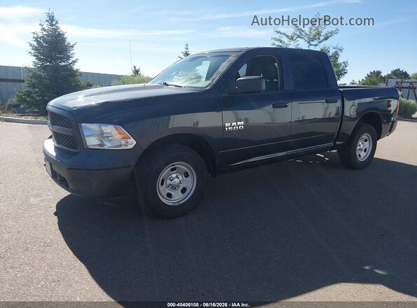 1C6RR7KG3JS319020 2018 RAM 1500 Gray წინა მარცხენა ხედი სამი მეოთხედიდან