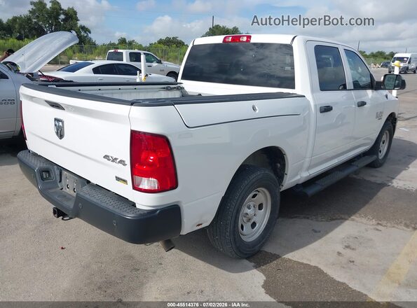 1C6RR7KG3KS651461 2019 RAM 1500 CLASSIC White უკანა მარჯვენა