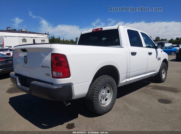 1C6RR7KG7JS306593 2018 RAM 1500 Белый Задняя правая четверть