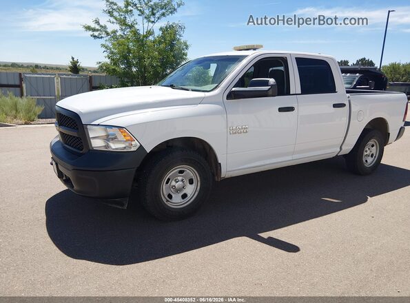 1C6RR7KGXGS345381 2016 RAM 1500 White წინა მარცხენა ხედი სამი მეოთხედიდან