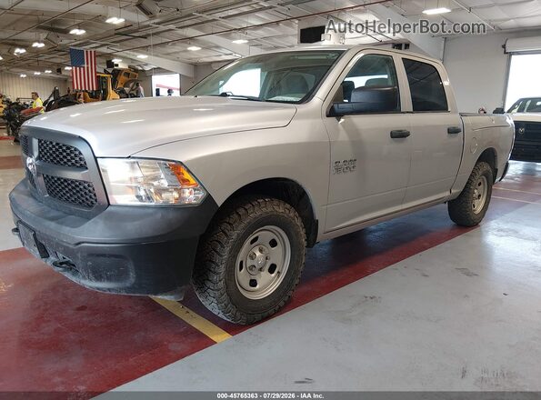1C6RR7KGXJS154227 2018 RAM 1500 Silver Front left
