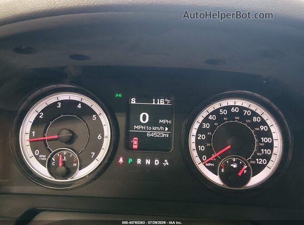 1C6RR7KGXJS154227 2018 RAM 1500 Silver Rear seats view