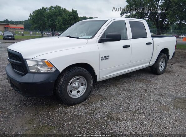 1C6RR7KGXJS319001 2018 RAM 1500 White Front left