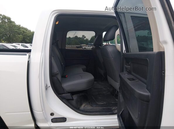 1C6RR7KGXJS319001 2018 RAM 1500 White VIN sticker view