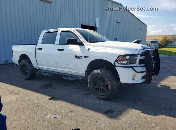 1C6RR7KT0JS314418 2018 RAM 1500 White Передня права чверть