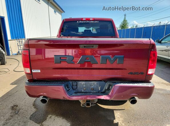 1C6RR7KT1LS112951 2020 RAM 1500 Red Հետևի տեսք
