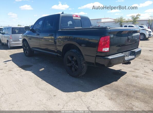 1C6RR7LG0JS260376 2018 RAM 1500 Черный Задняя левая четверть