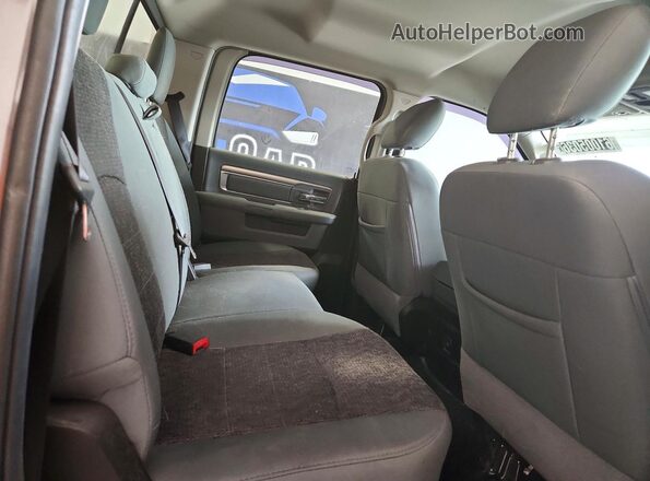 1C6RR7LG3JS222706 2018 RAM 1500 Gray Rear seats view