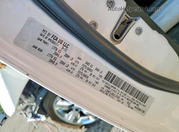 1C6RR7LG8GS123226 2016 DODGE RAM White Vista del compartimento del motor