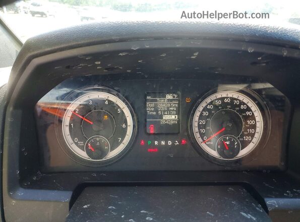 1C6RR7LG9RS155377 2024 RAM 1500 Black Widok zestawu wskaźników