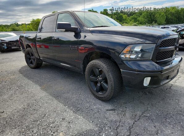 1C6RR7LM0JS244166 2018 RAM 1500 Черный Передняя правая четверть