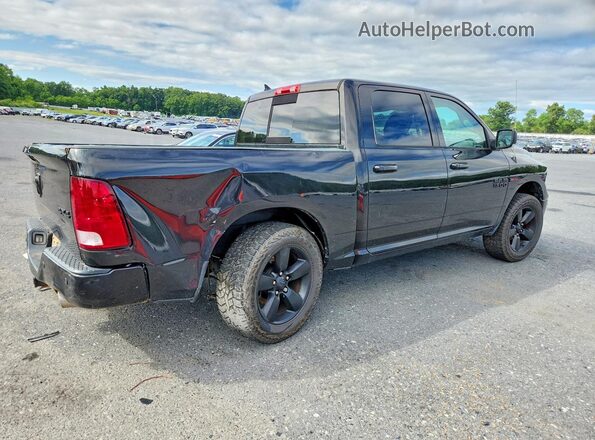 1C6RR7LM0JS244166 2018 RAM 1500 Черный Задняя правая четверть
