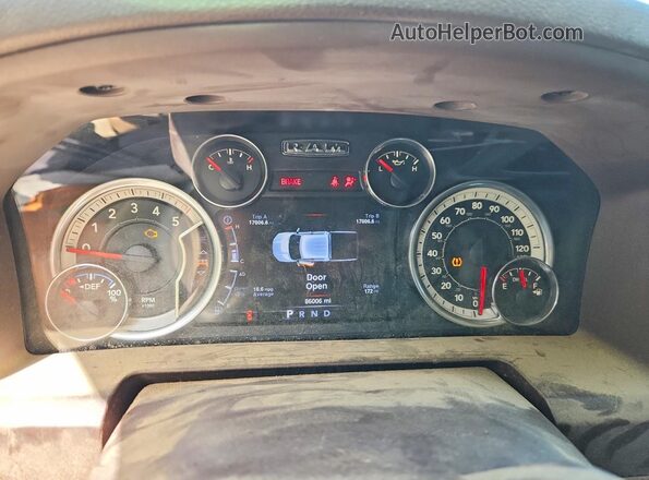 1C6RR7LM5GS218929 2016 RAM 1500 Белый Вид щитка приборов
