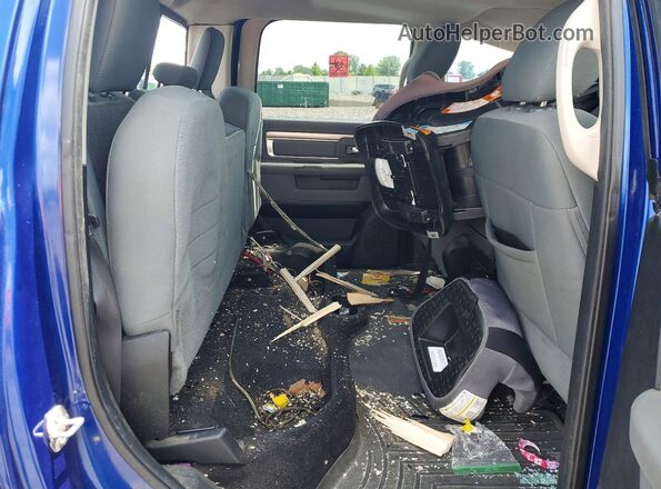 1C6RR7LM5HS515281 2017 RAM 1500 Blue Rear seats view