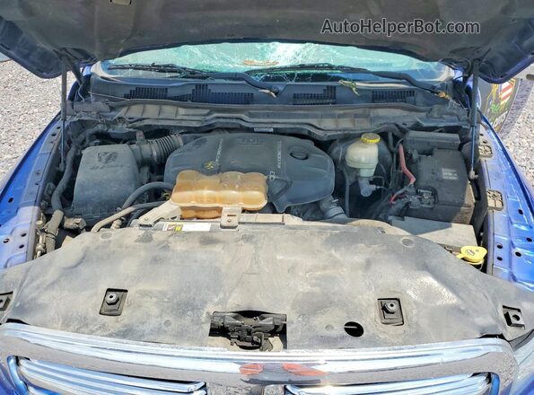 1C6RR7LM5HS515281 2017 RAM 1500 Blue Rear interior view