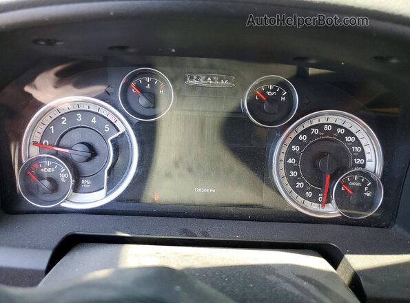 1C6RR7LM8GS412984 2016 RAM 1500 Gray Սարքավորումների վահանակի տեսք