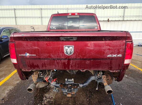 1C6RR7LT0HS691971 2017 RAM 1500 Burgundy Widok z tyłu
