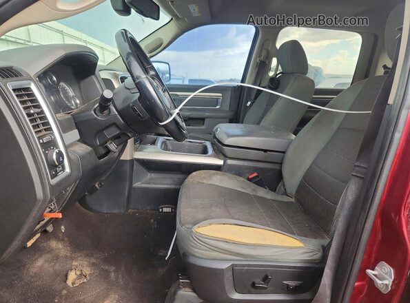 1C6RR7LT0HS691971 2017 RAM 1500 Burgundy Widok wnętrza z przodu