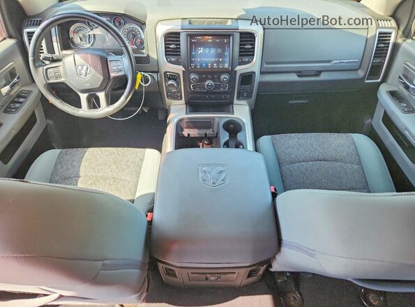1C6RR7LT0KS570400 2019 RAM 1500 Blue Widok deski rozdzielczej
