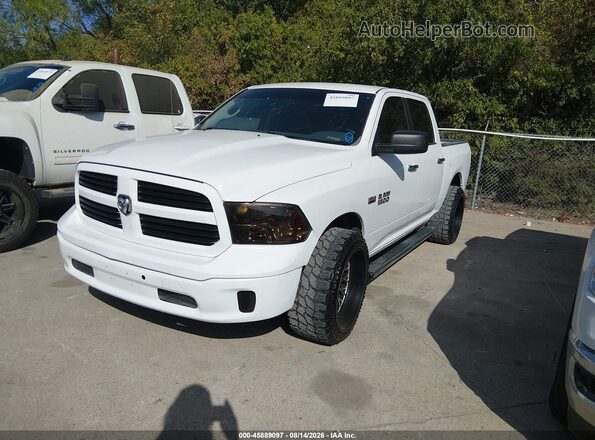 1C6RR7LT1HS602389 2017 RAM 1500 White Առջևի ձախ երեք քառորդ տեսարան