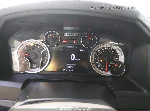 1C6RR7LT1HS602389 2017 RAM 1500 White Հետևի նստատեղերի տեսք