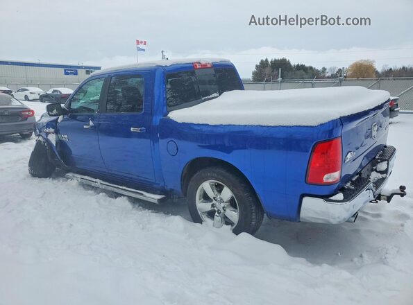 1C6RR7LT2JS101839 2018 RAM 1500 Blue Rear left