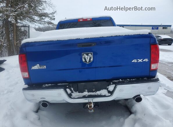 1C6RR7LT2JS101839 2018 RAM 1500 Blue Rear view