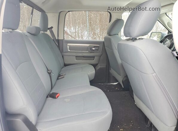 1C6RR7LT2JS101839 2018 RAM 1500 Blue Rear seats view