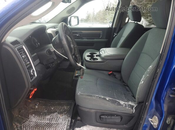 1C6RR7LT2JS101839 2018 RAM 1500 Blue Front interior view