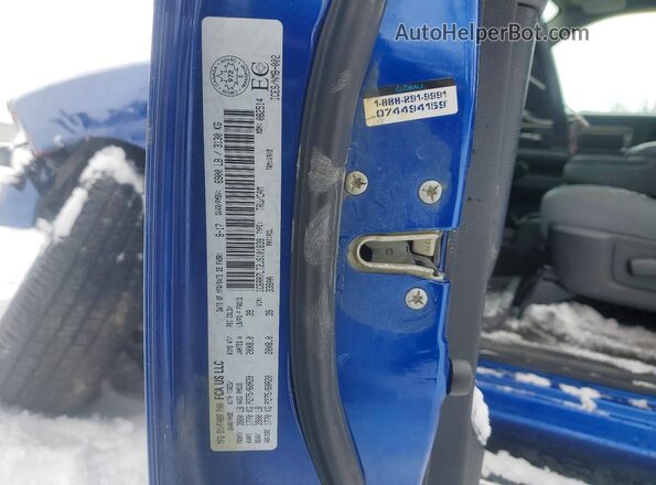 1C6RR7LT2JS101839 2018 RAM 1500 Blue Engine compartment view