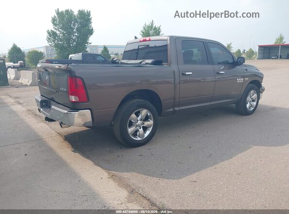 1C6RR7LT2JS258321 2018 RAM 1500 Brown Задня права чверть
