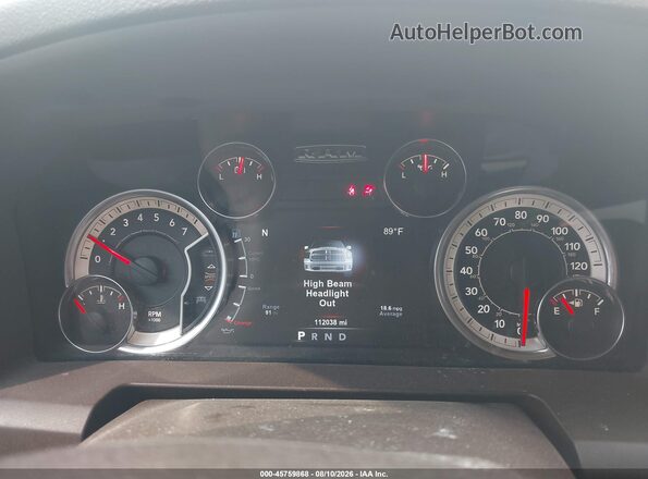 1C6RR7LT2JS258321 2018 RAM 1500 Brown Вид задніх сидінь