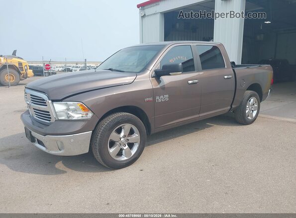 1C6RR7LT2JS258321 2018 RAM 1500 Brown Передня ліва чверть