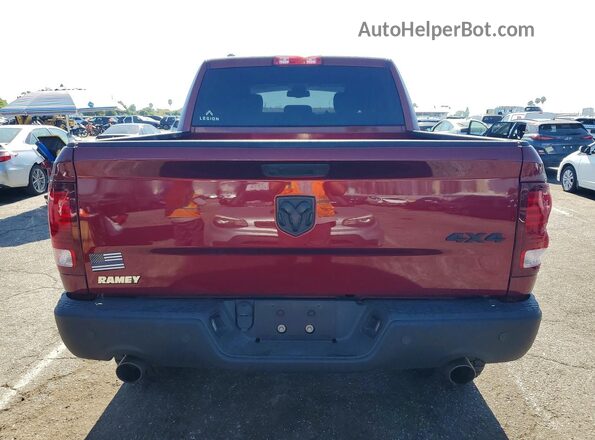 1C6RR7LT2NS165661 2022 RAM 1500 Бордовый Вид сзади
