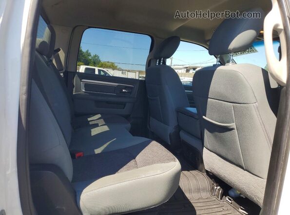 1C6RR7LT3JS300401 2018 RAM 1500 White Rear seats view