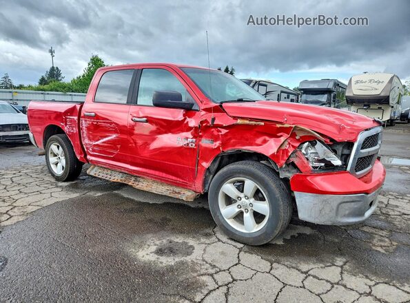 1C6RR7LT4GS109157 2016 RAM 1500 Красный Передняя правая четверть