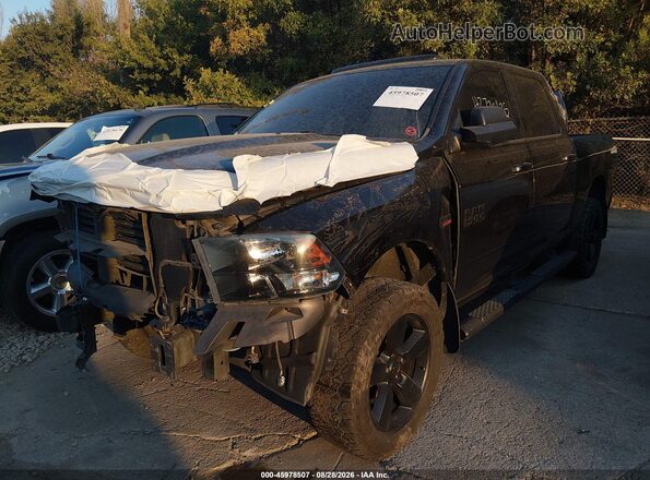 1C6RR7LT4JS339434 2018 DODGE RAM Black Առջևի ձախ երեք քառորդ տեսարան