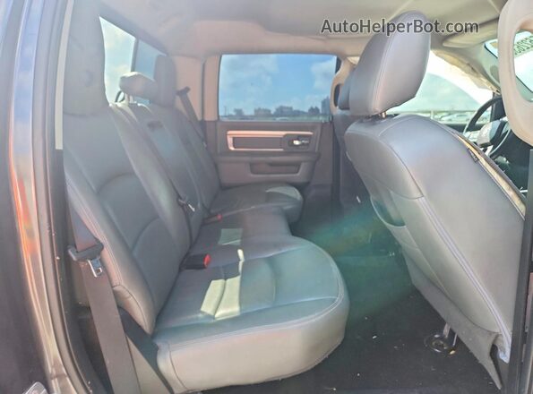 1C6RR7LT5GS139722 2016 RAM 1500 Charcoal Rear seats view