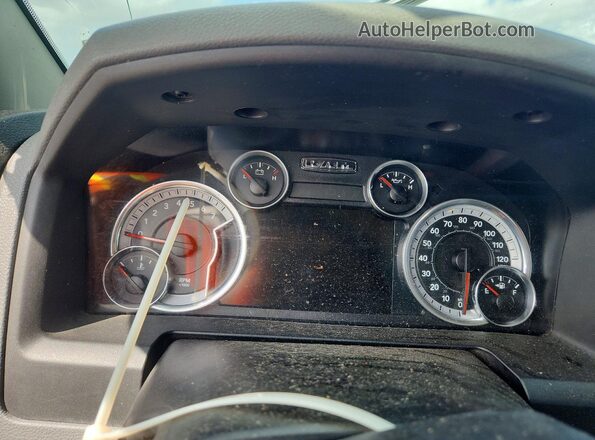 1C6RR7LT5GS139722 2016 RAM 1500 Charcoal Instrument cluster view