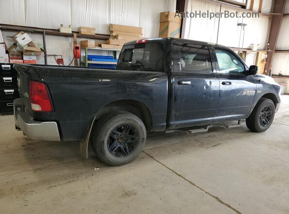 1C6RR7LT5GS165365 2016 RAM 1500 Черный Задняя правая четверть