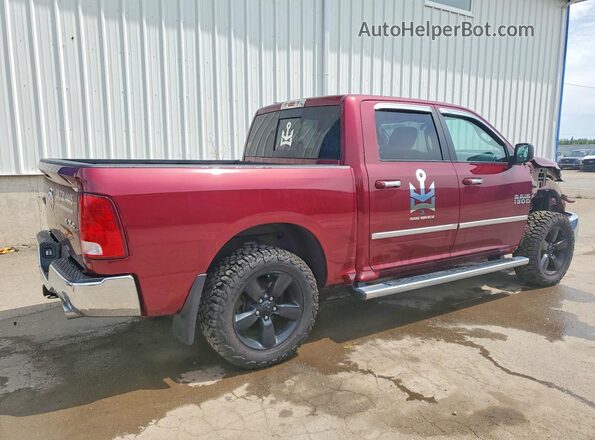 1C6RR7LT5HS571793 2017 RAM 1500 Красный Задняя правая четверть